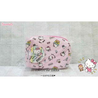 現貨 韓國帶回 Sanrio 三麗鷗 Hello Kitty 爆米花 化妝包 收納袋 筆袋 萬用袋