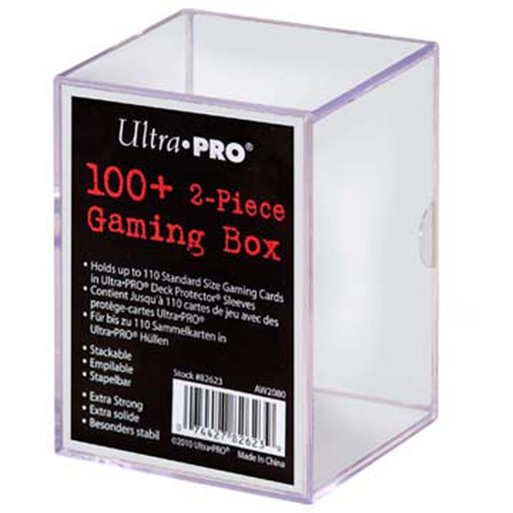 [NA諾亞方舟]Ultra Pro #82623 100+ 2-Piece Gaming Box 透明牌盒