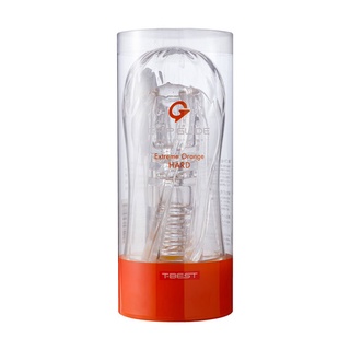日本T-BEST GRIP GLIDE Gentle 可捏的透明高潮 飛機杯 極限橙 硬版 2012227 【哈利男孩】