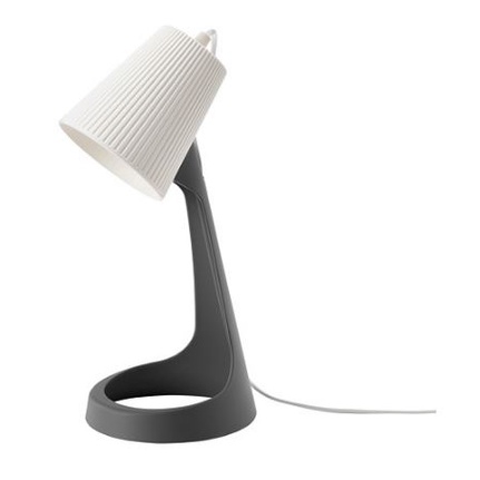 [IKEA代購]SVALLET 工作燈 桌燈 床頭燈 照明燈 燈具 工業風 檯燈 深灰色白色