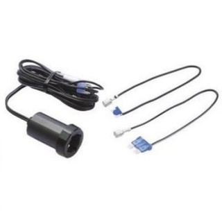 車之嚴選 cars go 汽車用品【1542】日本 AMON 單孔電源插座(3種保險絲配線) 點煙器 擴充座 2M長