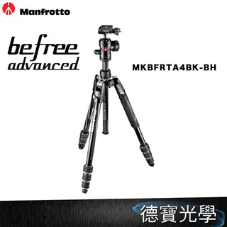 Manfrotto Befree Advanced 鋁合金旅行三腳架套裝 MKBFRTA4BK-BH 總代理公司貨 銀河