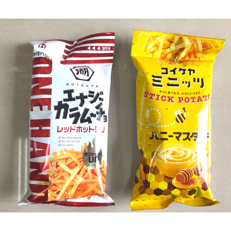 日本 湖池屋 辣味洋芋片 蜂蜜芥末洋芋片 40g隨手包