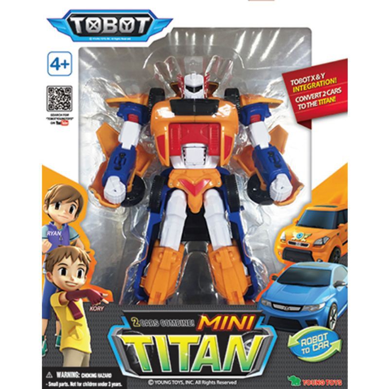 【麗嬰正版】TOBOT 機器戰士 TITAN MINI 中型 X Y 二合一 機器戰神 變形機器人