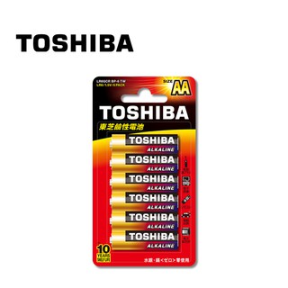 TOSHIBA 6入裝3/4號東芝鹼性電池 3號鹼性電池 4號鹼性電池 鹼性電池