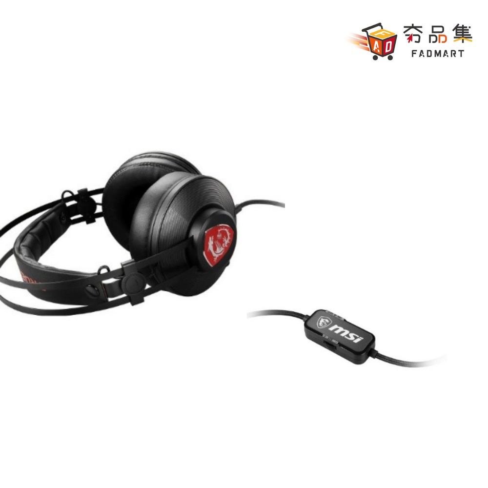 MSI H991 GAMING HEADSET 專業 電競耳機 耳麥 有線耳機 麥克風 電競 [全新現貨]