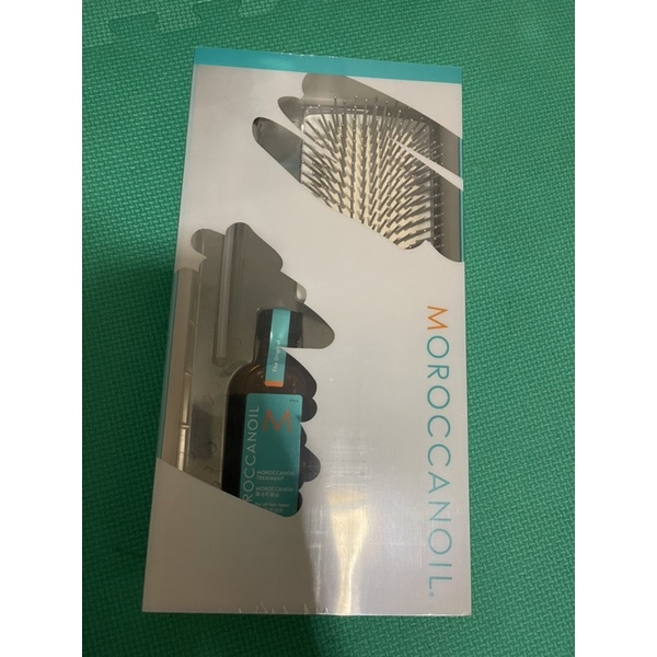 Moroccanoil 陶瓷離子大板梳組100ml 摩洛哥輕優油 摩洛哥護髮油 原廠公司貨