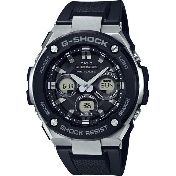 日本直送 CASIO 卡西歐 G-Shock 太陽能電波男錶GST-W300-1A