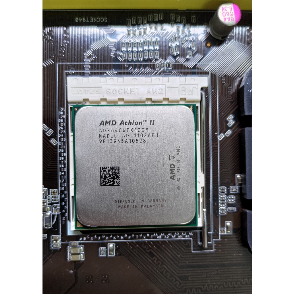 【二手】AMD CPU-Athlon II X4 640 - ADX640WFK42GM 95W 64 bit