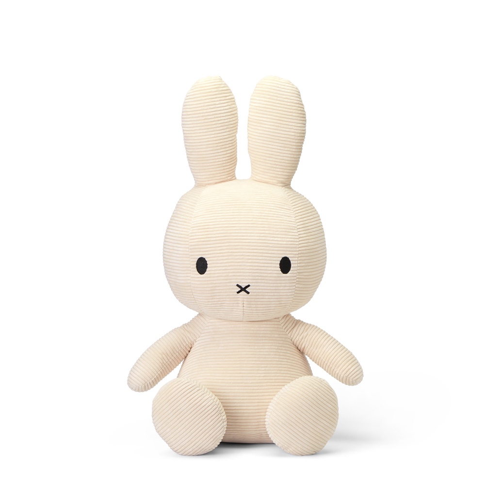 【熱賣】BON TON TOYS｜Miffy Corduroy 米菲兔燈芯絨填充玩偶-白