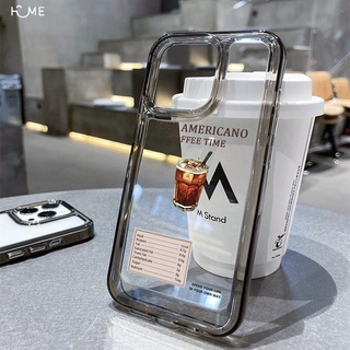 冰美式標簽蘋果13手機殼iPhone12promax咖啡11防摔xs透明xr小眾潮