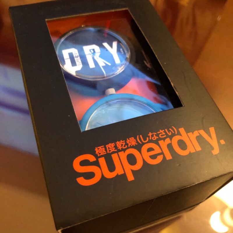 Superdry 極度乾燥 對錶⌚️sly196uw 雙色 logo矽膠手錶 38mm
