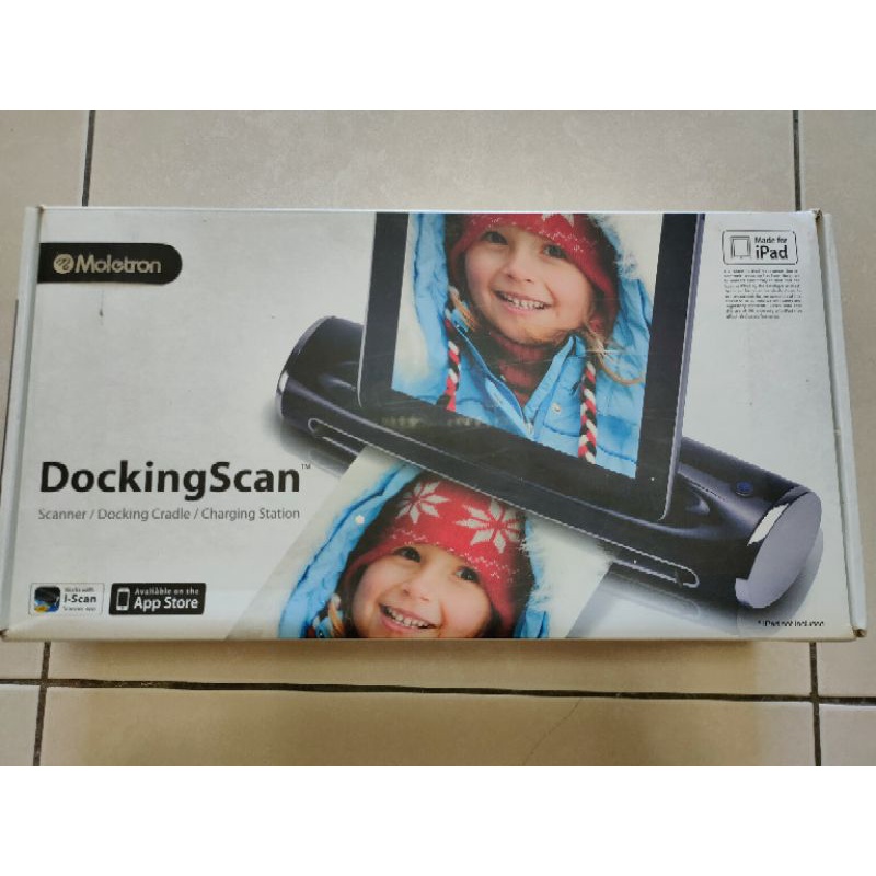 Moletron DockingScan S400白 專為iPad 設計的輕便掃描器（二手）