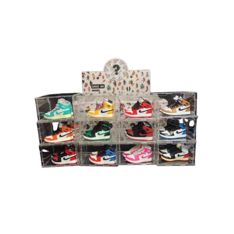 Air Jordan 1 球鞋 Suprise box 迷你aj鞋 3D 立體鞋模盲盒 盲抽 盒玩 含展示盒