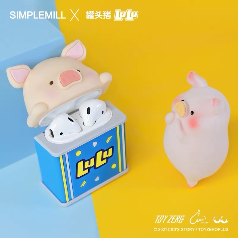 糖霜兔子*代購 LuLu豬罐頭造型 Airpods1/2/pro 耳機殼
