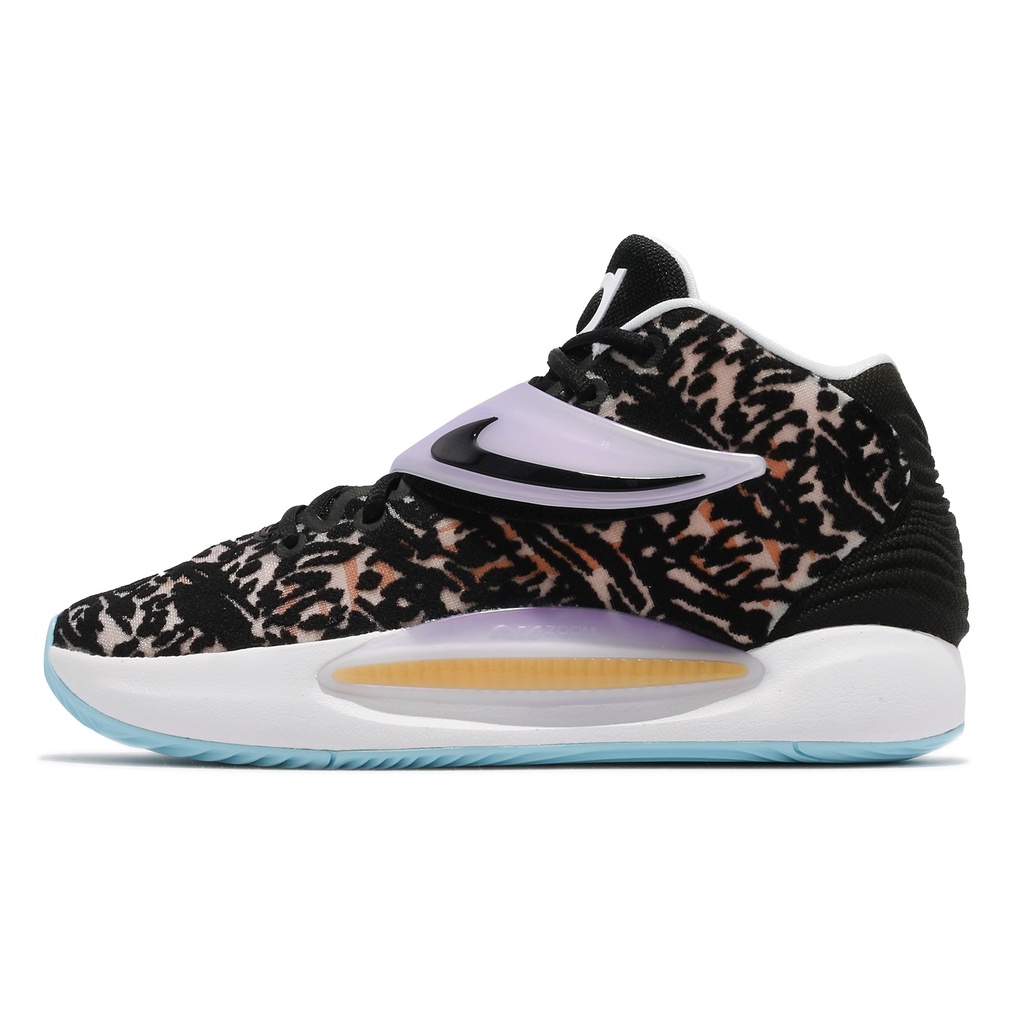 Nike 籃球鞋 KD14 EP Kevin Durant 杜蘭特 黑白 綁帶 男鞋【ACS】 CZ0170-001
