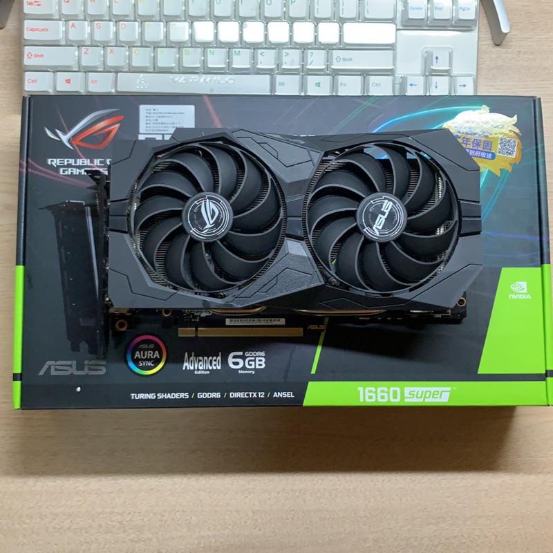 Asus ROG STRIX GTX1660 Super (1660s) A6G GAMING 顯示卡