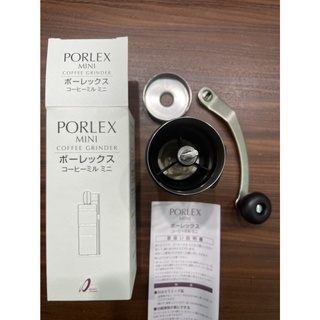 二手 - 用過幾次幾近全新 日本 PORLEX 手搖式陶瓷刀盤咖啡磨豆機 Mini 陶瓷盤磨豆機 磨豆機 陶瓷盤刀