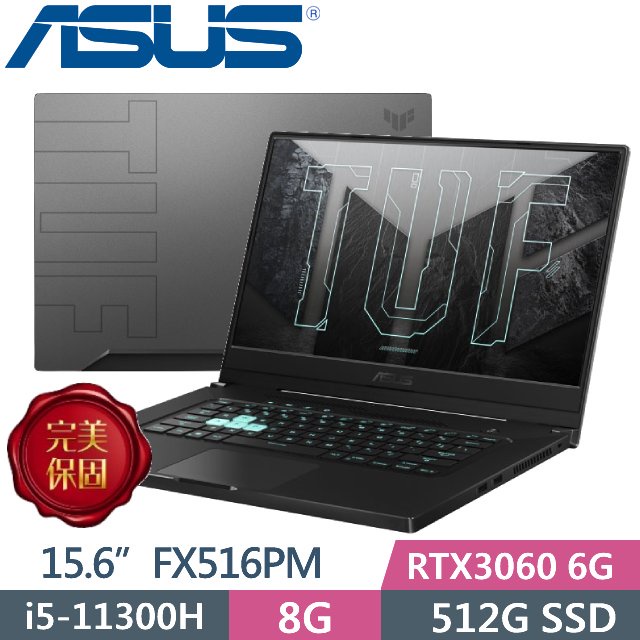 ASUS FX516PM-0181A11300H 御鐵灰