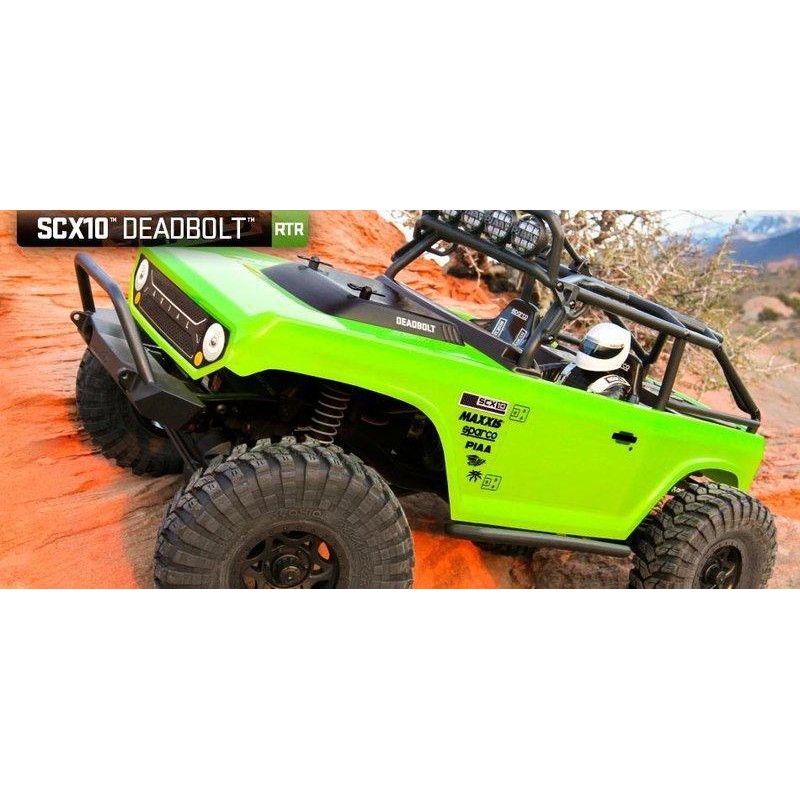 V-TOY     美國品牌 AX90044 SCX10™ Deadbolt™ 1/10th 4WD   攀岩車