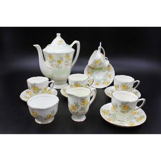 【Sunshine Antiques】Royal Grafton grenville 英國骨瓷下午茶杯咖啡杯組 B.06