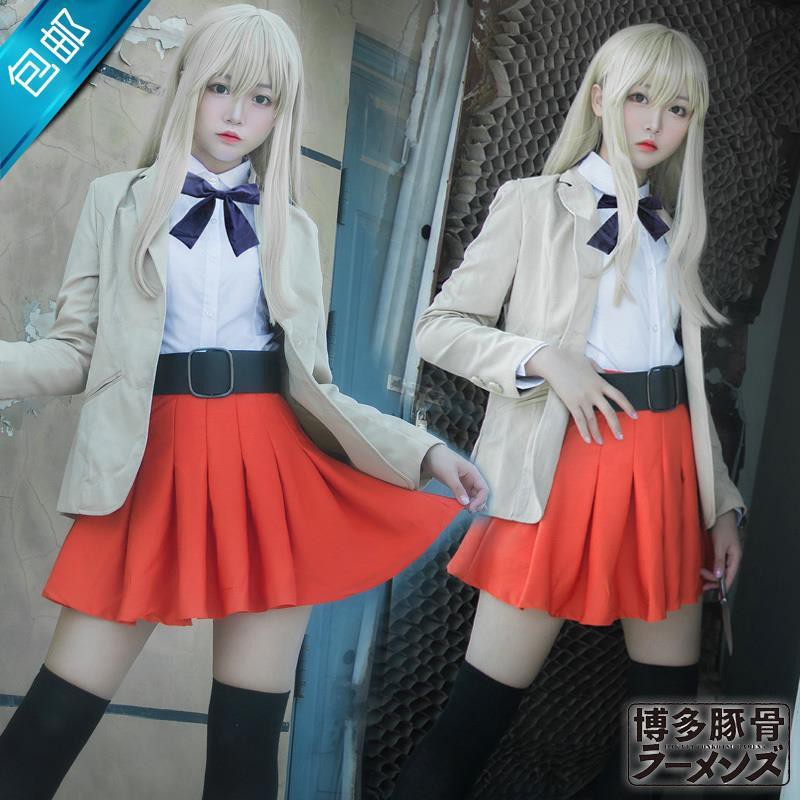 新款 現貨博多豚骨拉面團林憲明cos服林林女裝大佬偽娘cosplay服裝套裝 Cos 交換禮物 衣服 蝦皮購物