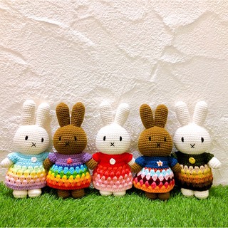 🌷橘荷屋🌷 現貨❤ 荷蘭 Just Dutch 手工編織娃娃衣服 彩虹系列 rainbow 米飛 米菲 miffy