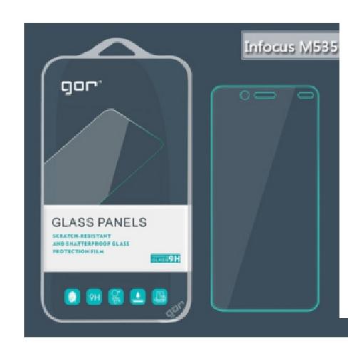 單片裝GOR 9H 專用於 富可視 Infocus M535 玻璃材質 螢幕保護貼膜 鋼化膜, 可加購果凍套
