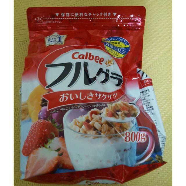 《傑克便宜日貨》日本Calbee水果麥片800g