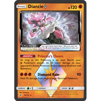 Pokemon TCG 寶可夢卡片 sm6 Diancie 美版 ptcg