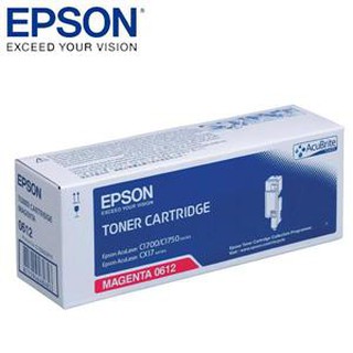 EPSON S050612 原廠紅色碳粉匣 適應C1700/C1750/CX17NF