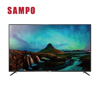 sampo聲寶 50吋/型 4k hdr 低藍光 液晶電視/液晶顯示器 em-50fc610 附視訊盒