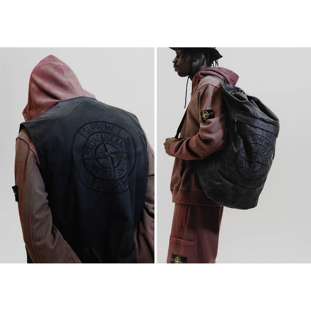 supreme stone island backpack