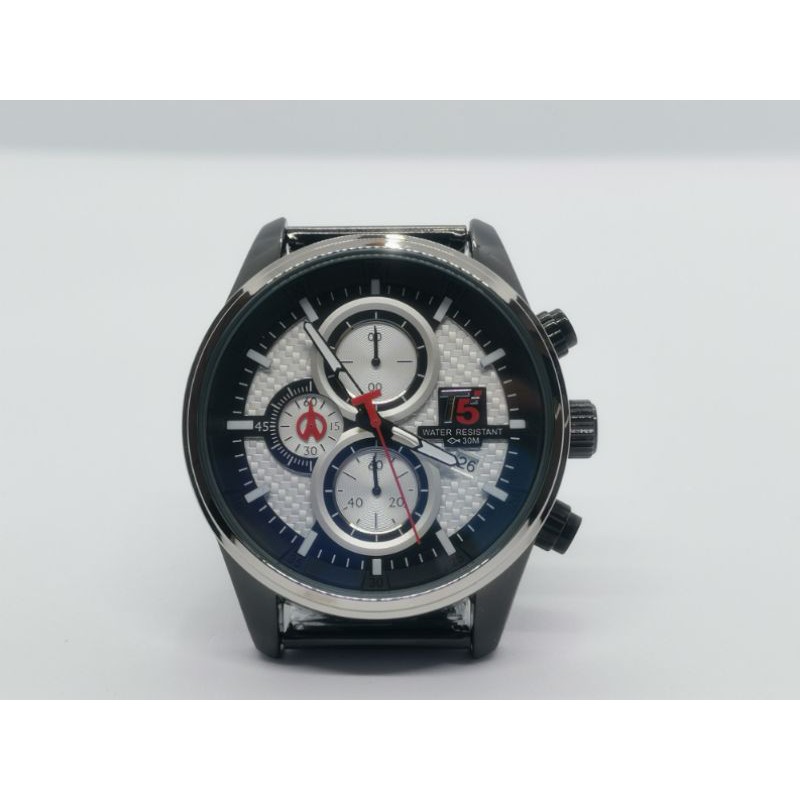 T5 sports 新款米蘭式設計 三眼計時手錶 禮物首選