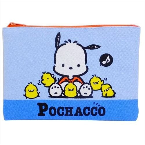 現貨不必等 帕恰狗 Pochacco 化妝包 收納包 筆袋 小資料袋 大容量 藍色小雞 449148