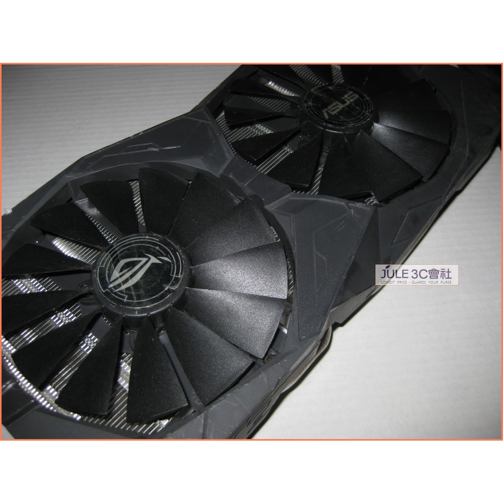 JULE 3C會社-華碩ASUS STRIX RX570/580 GTX1050ti 系列 導熱/良品/顯示卡 原廠風扇