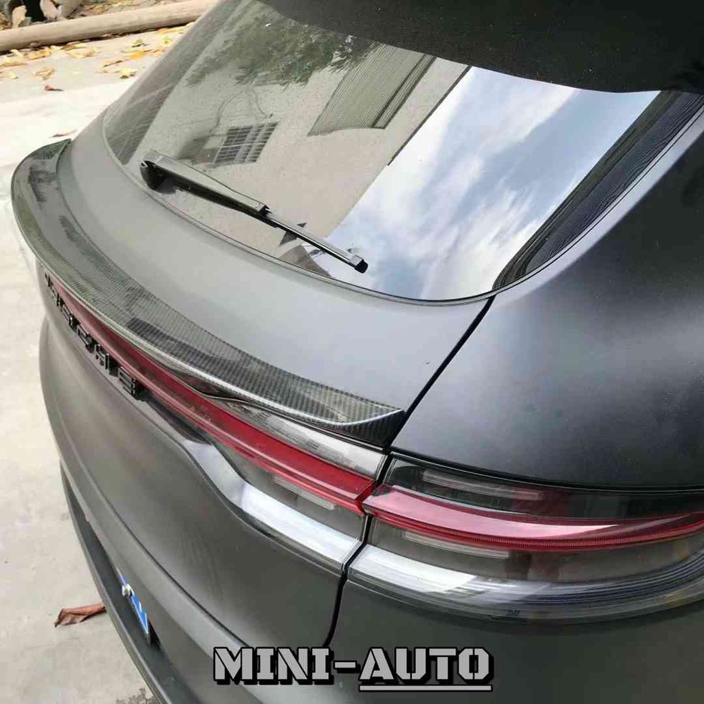 MINI-AUTO☑️ Porsche Macan T款 碳纖維尾翼 中翼改裝套件 抽真空卡夢 2019＋ 副廠 保時捷