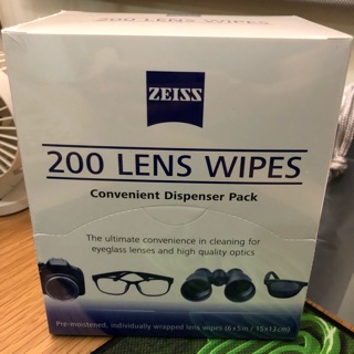 ZEISS 蔡司鏡面擦拭紙/拭鏡紙200張入