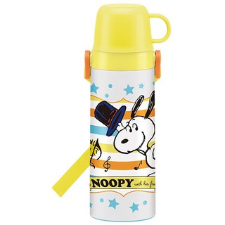 日本正品 超輕量 2WAY 不鏽鋼 保溫冷 水壺 史努比 snoopy 保溫杯 保冷杯 卡通水壺 隨行杯 隨身杯
