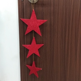 星星串吊飾 星星吊飾 立體星星 聖誕節吊飾 聖誕館 【台中出貨.現貨】