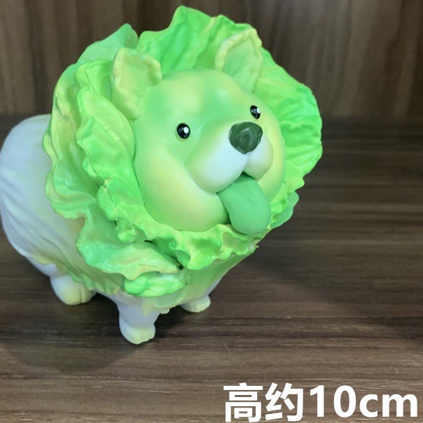 小頑童玩具蔡經理菜狗白菜犬手辦蔬菜精靈招財轉運白菜狗車載擺件禮物模型 蝦皮購物