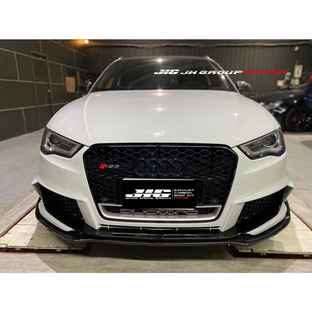 【JH GROUP MOTOR】AUDI 奧迪 13-16年 A3 8V 改RS3樣式 前保 側裙 後下含尾飾管