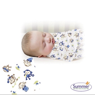 💎ℋ𝒴選物💎 二手美物 美國 Summer infant 純棉 嬰兒包巾 懶人包巾