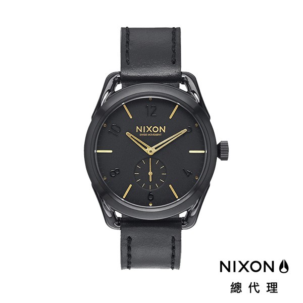 NIXON C39 復古 文青 小款 黑 皮錶帶 手錶 男錶 女錶 送男友 送女友 A459-010