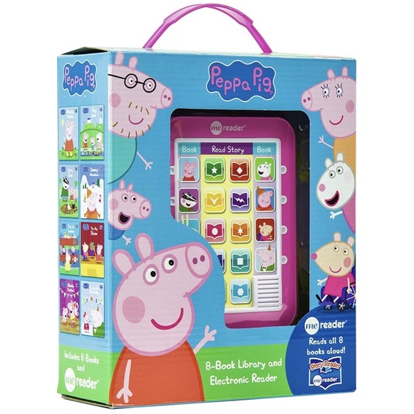 Peppa Pig Me Reader and 8-Sound Book 佩佩豬有聲書播放器-共八本書+1播放器