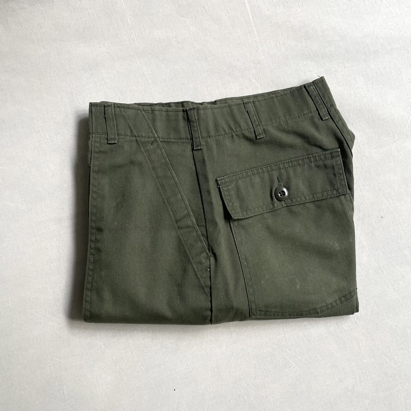 美軍公發 US Army OG507 Baker Pants 棉質混紡 黃銅拉鍊 經典軍褲 美國製 古著 vintage