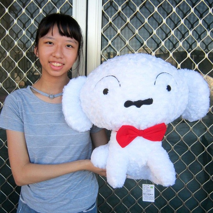 小白娃娃~正版蠟筆小新~小白~13吋~25吋~小白大玩偶~ 玫瑰毛小白玩偶~小白 大娃娃~生日/情人禮物~全省配送