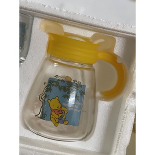 DISNEY甜心小熊維尼壺杯組 有盒子 1壺 4杯