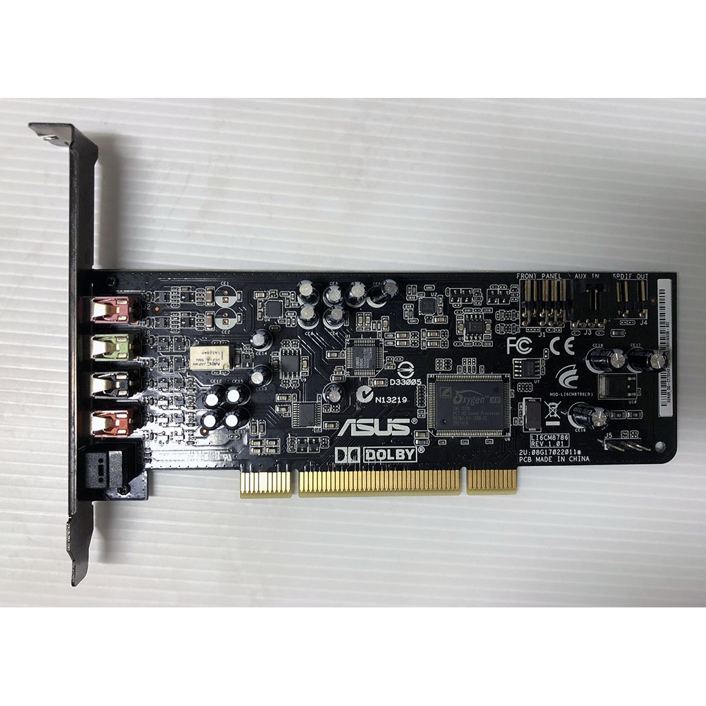 華碩 ASUS XONAR DG PCI 5.1聲道 音效卡【二手】【光纖】