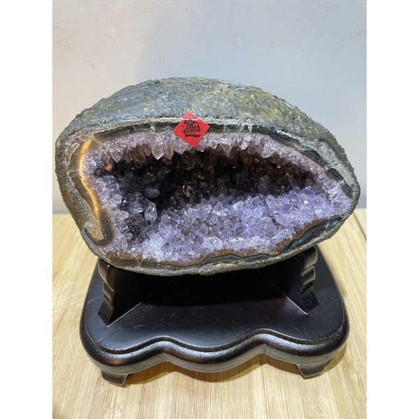 烏拉圭 原皮 紫晶洞 圓洞 1.9公斤 紫晶洞/紫水晶